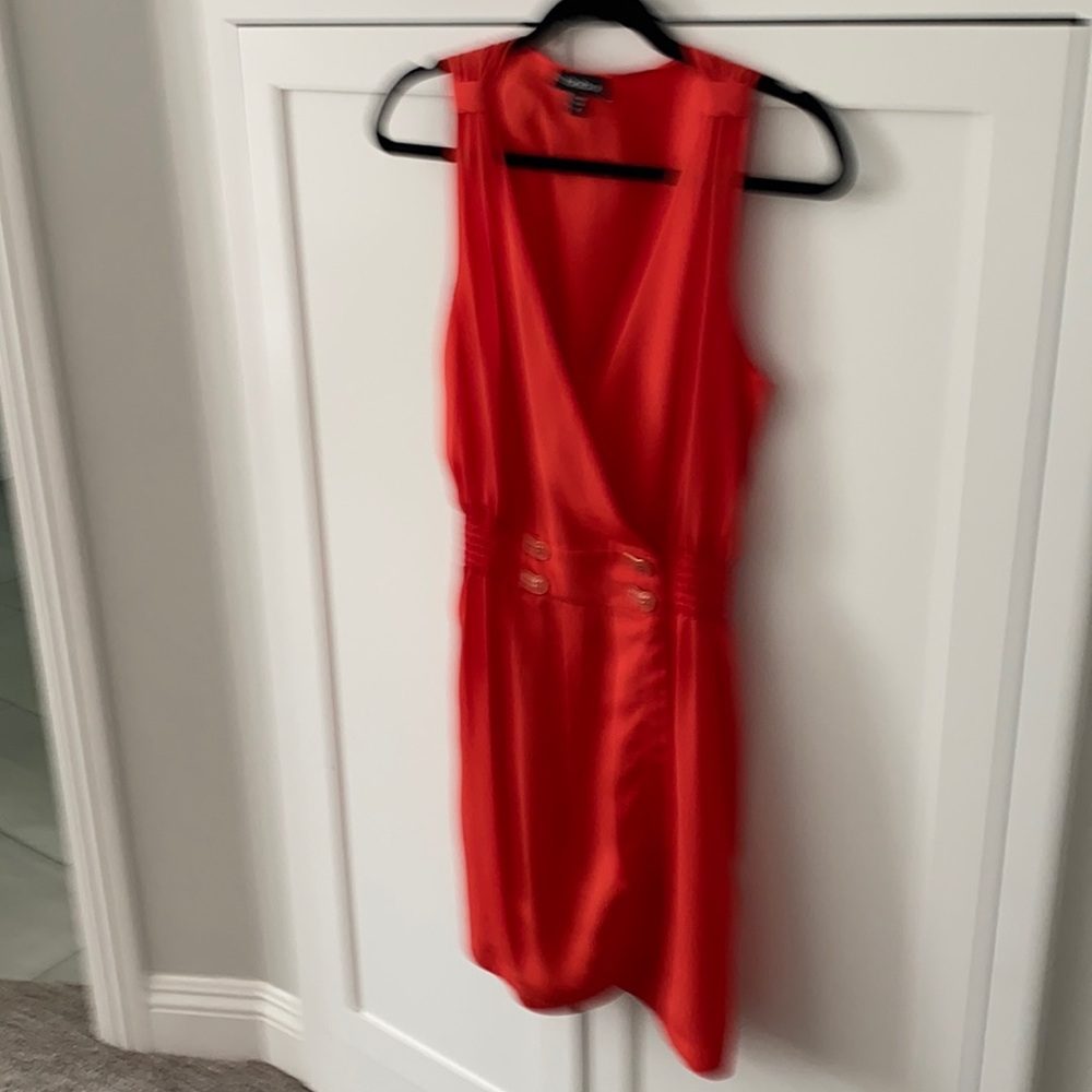 Bebe orange dress